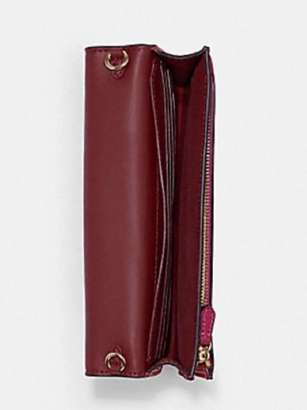 Coach Pebbled Leather Embossed Crossbody - Rose Pink